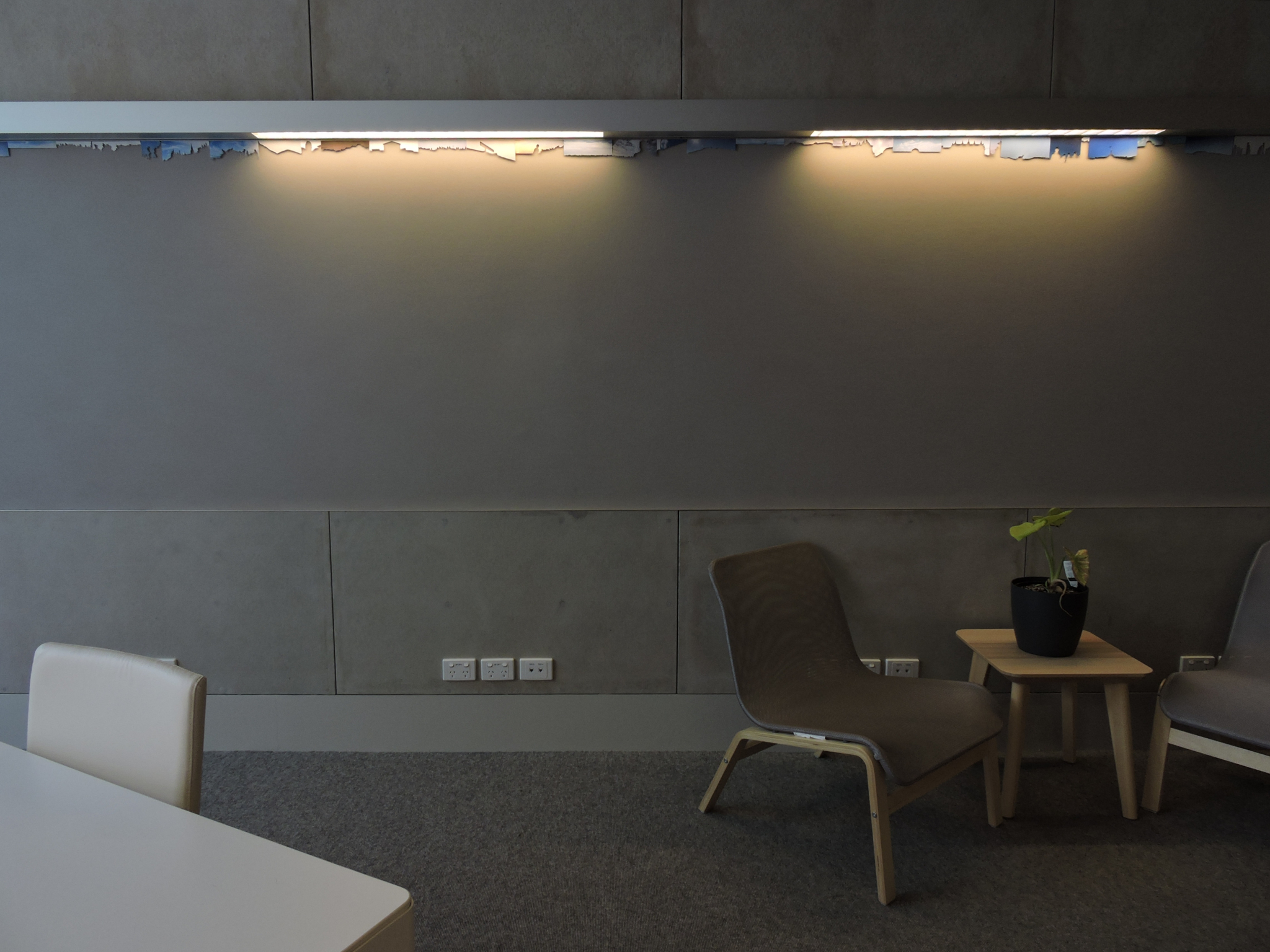 Sky as Syntax installation at Outer Space public programs office, photo 2